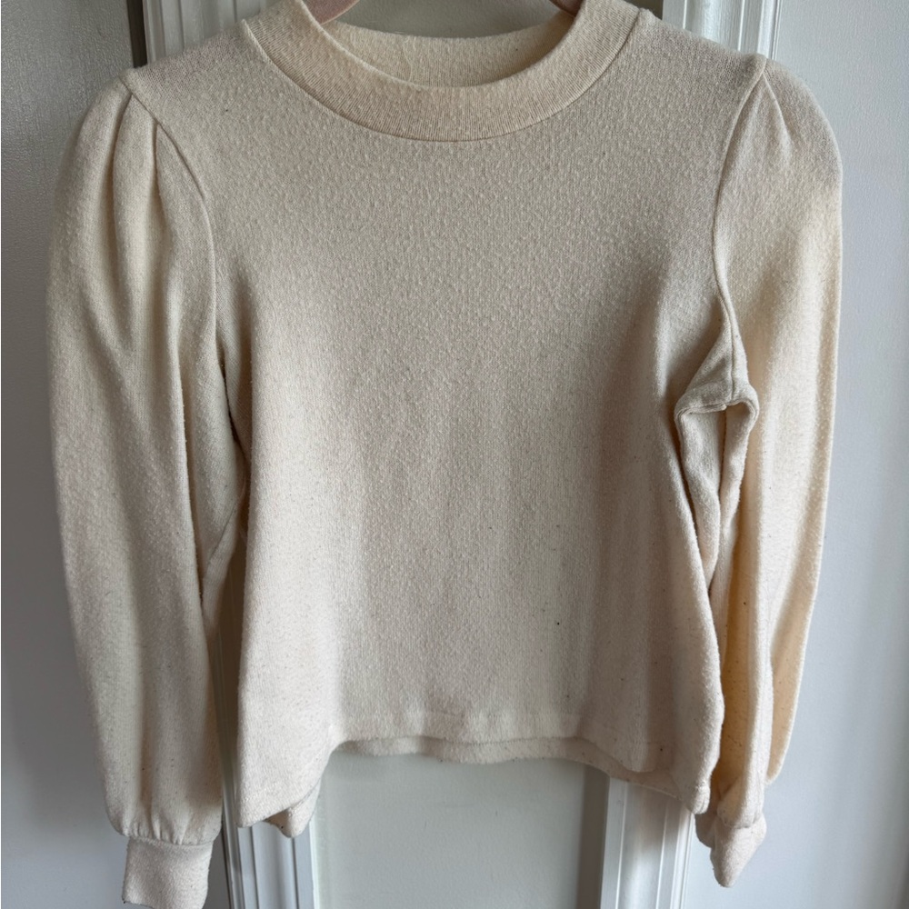Madewell Ivory Knit Sweater